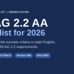 Complete WCAG 2.2 AA Checklist for 2026